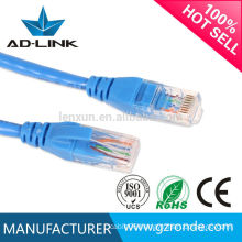 0.5m/1m/5m/3m UTP Cat6 RJ45 To RJ45 Patch Cord Cables OEM In Guangzhou